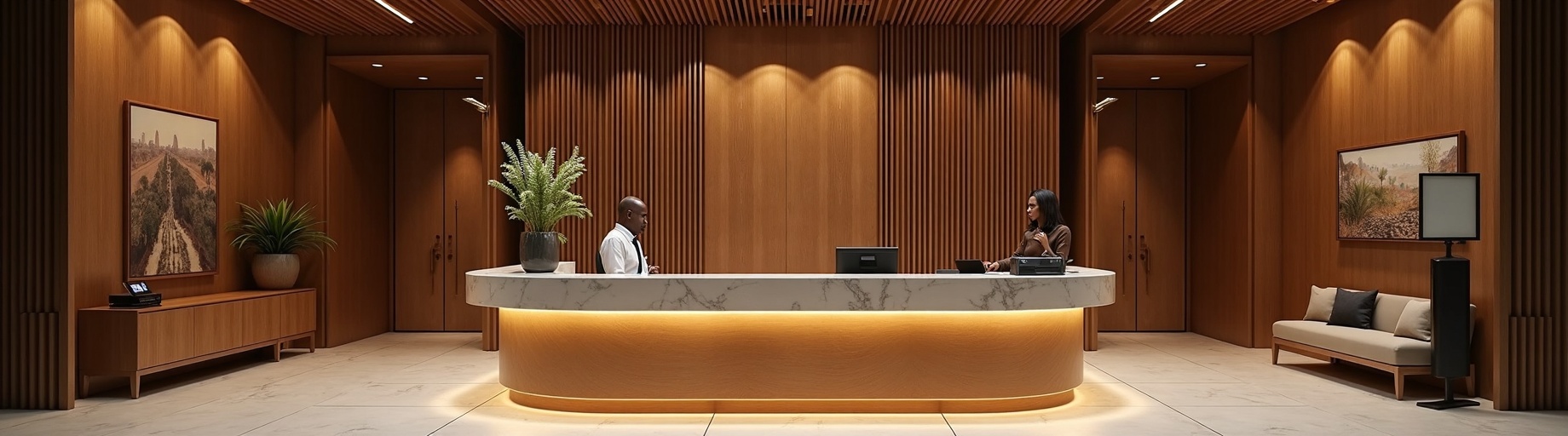Réception hôtel Abidjan