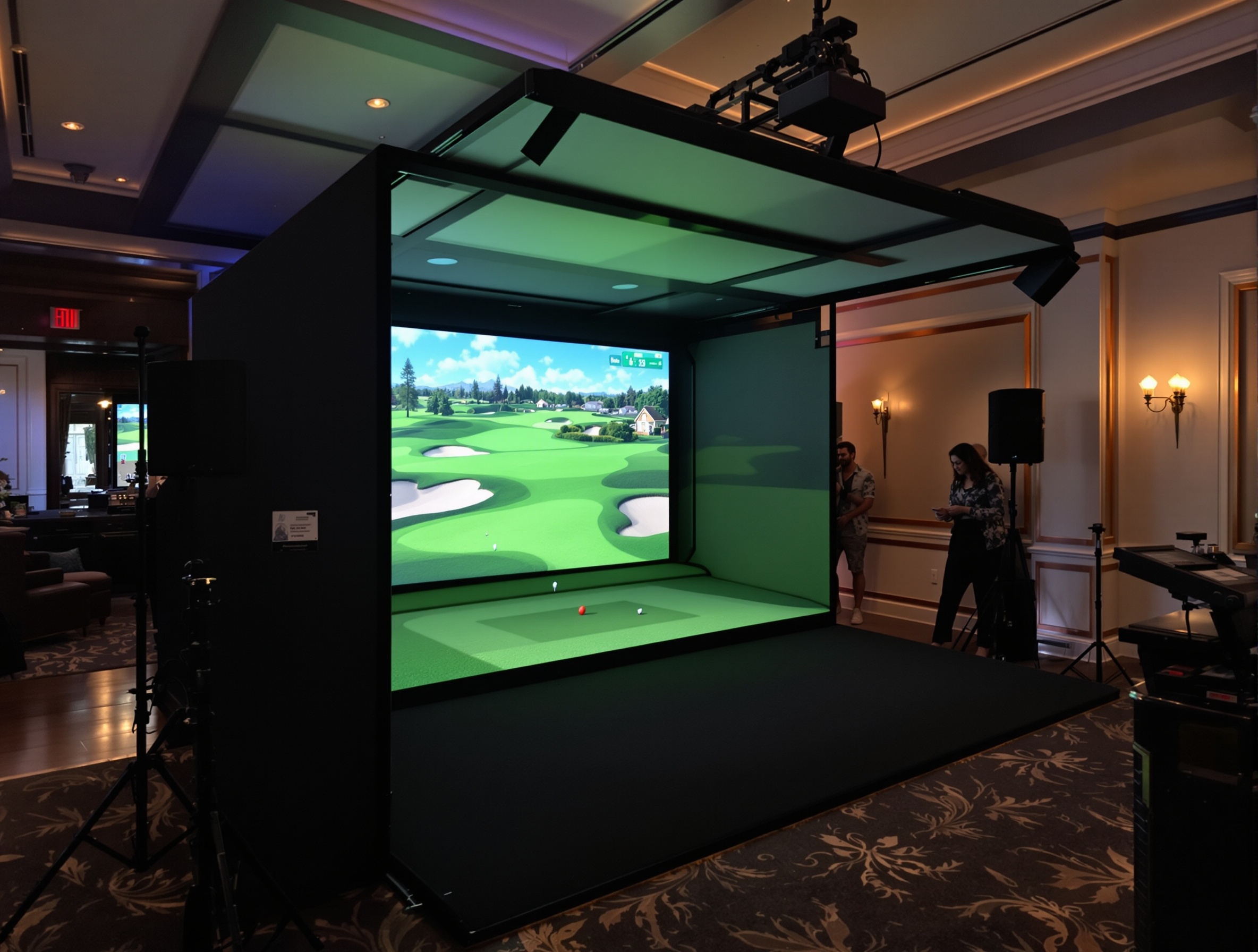 Indoor Golf Simulator Setup LA OC