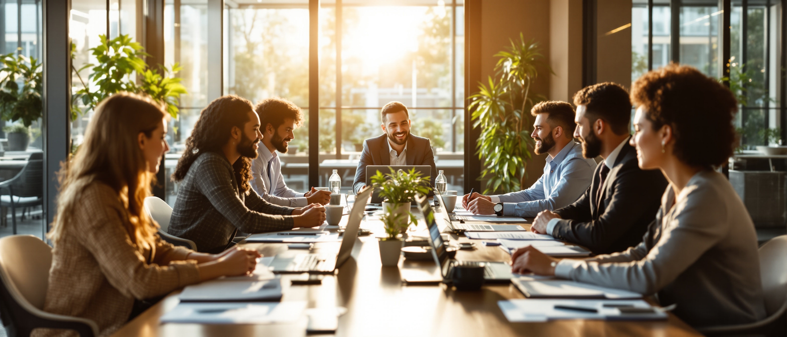 Équipe professionnelle en collaboration