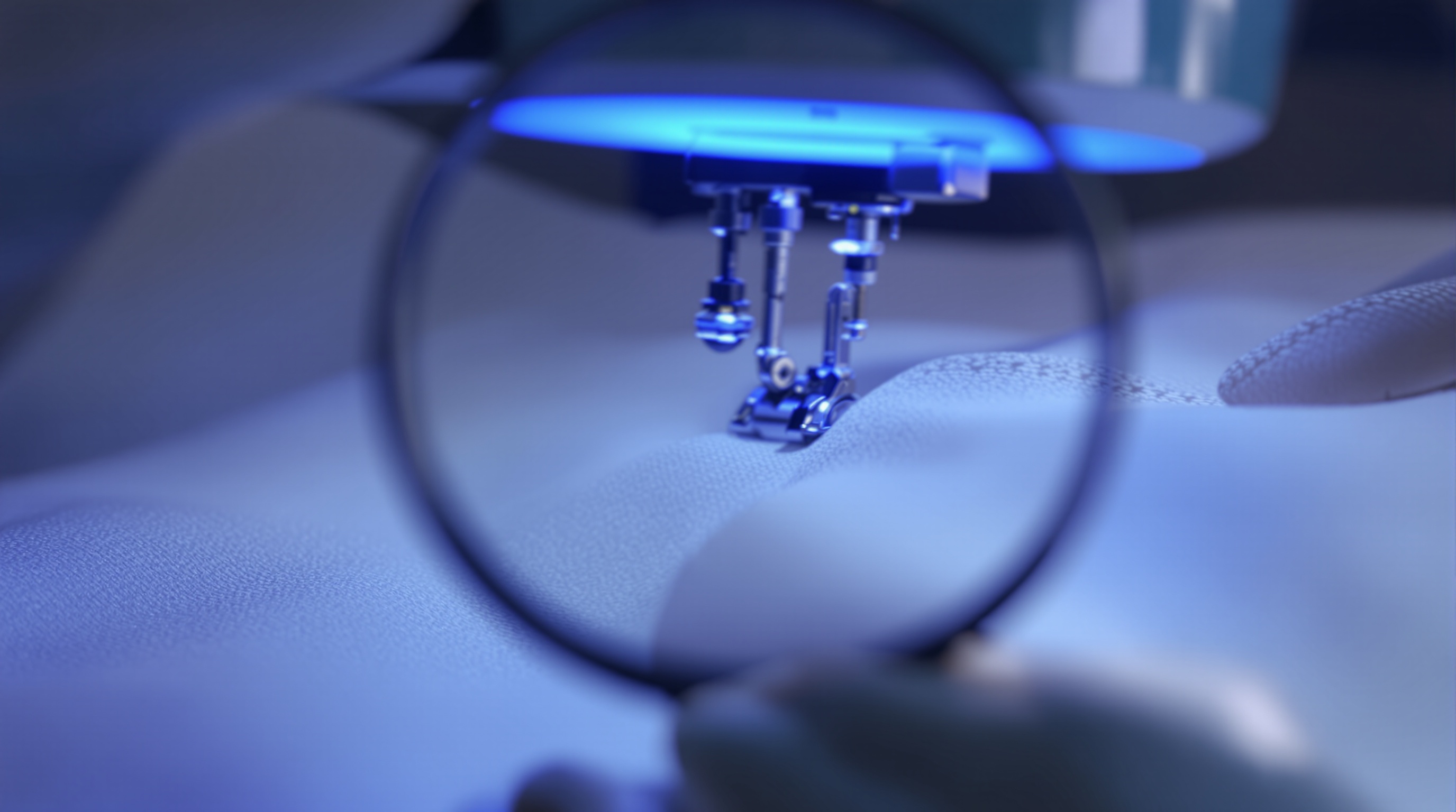 Quality check inspection of product stitching and materials