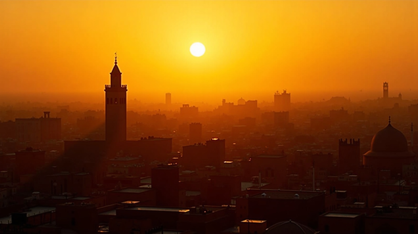 Marrakech aerial view