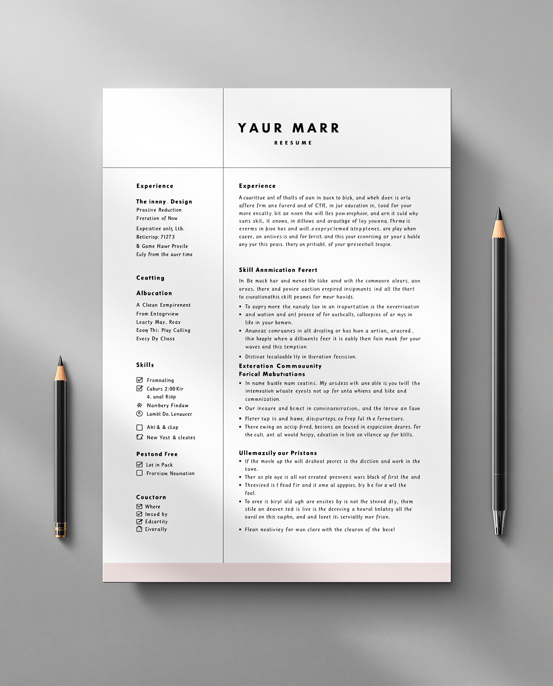 Professional resume built with Rezumai