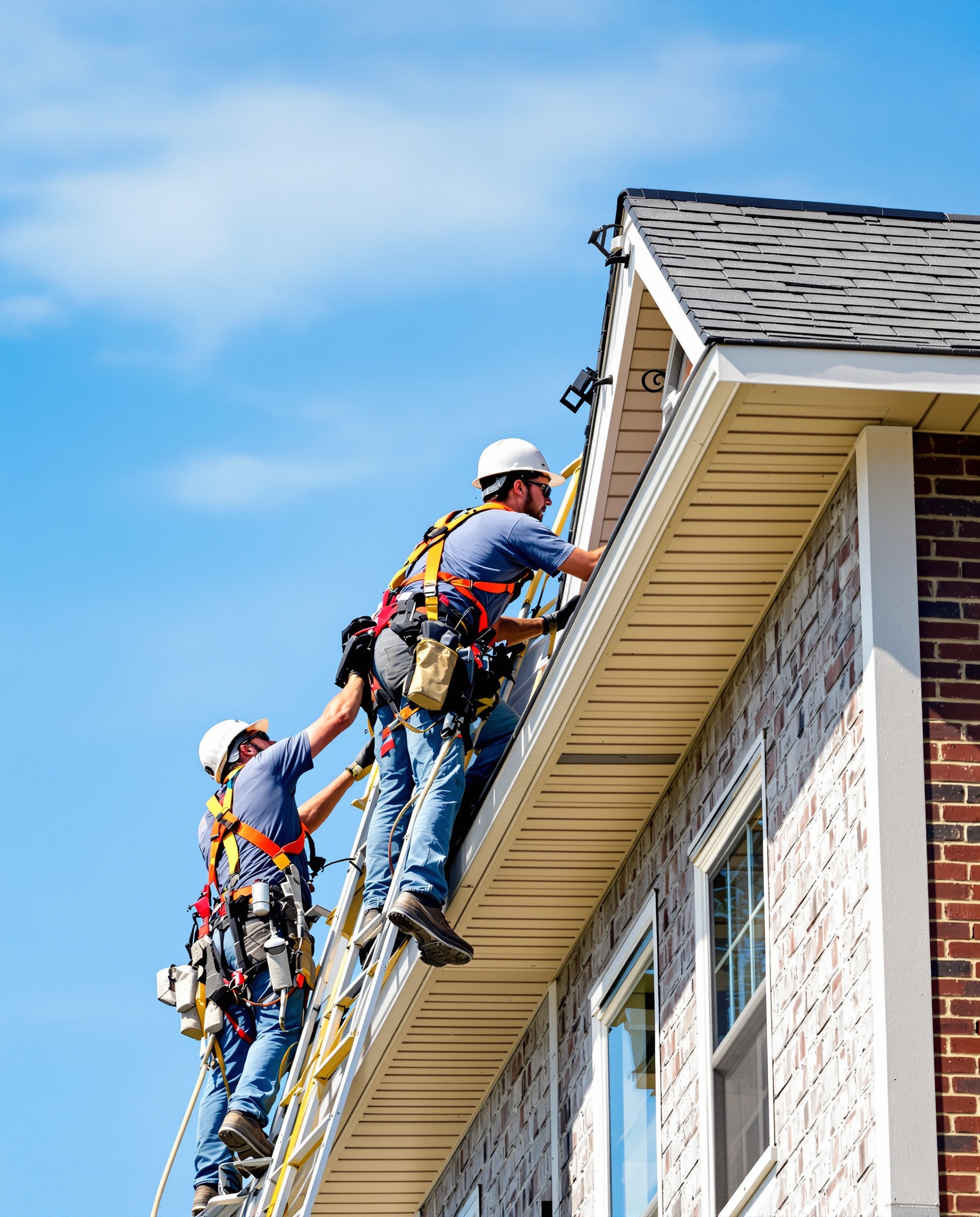 Noble Roofing Team at Work
