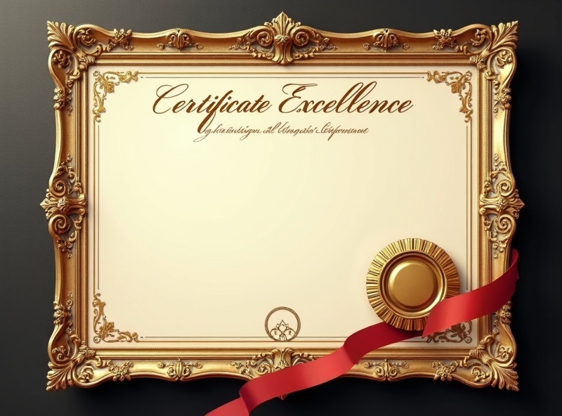 Certificate of Artistic Excellence