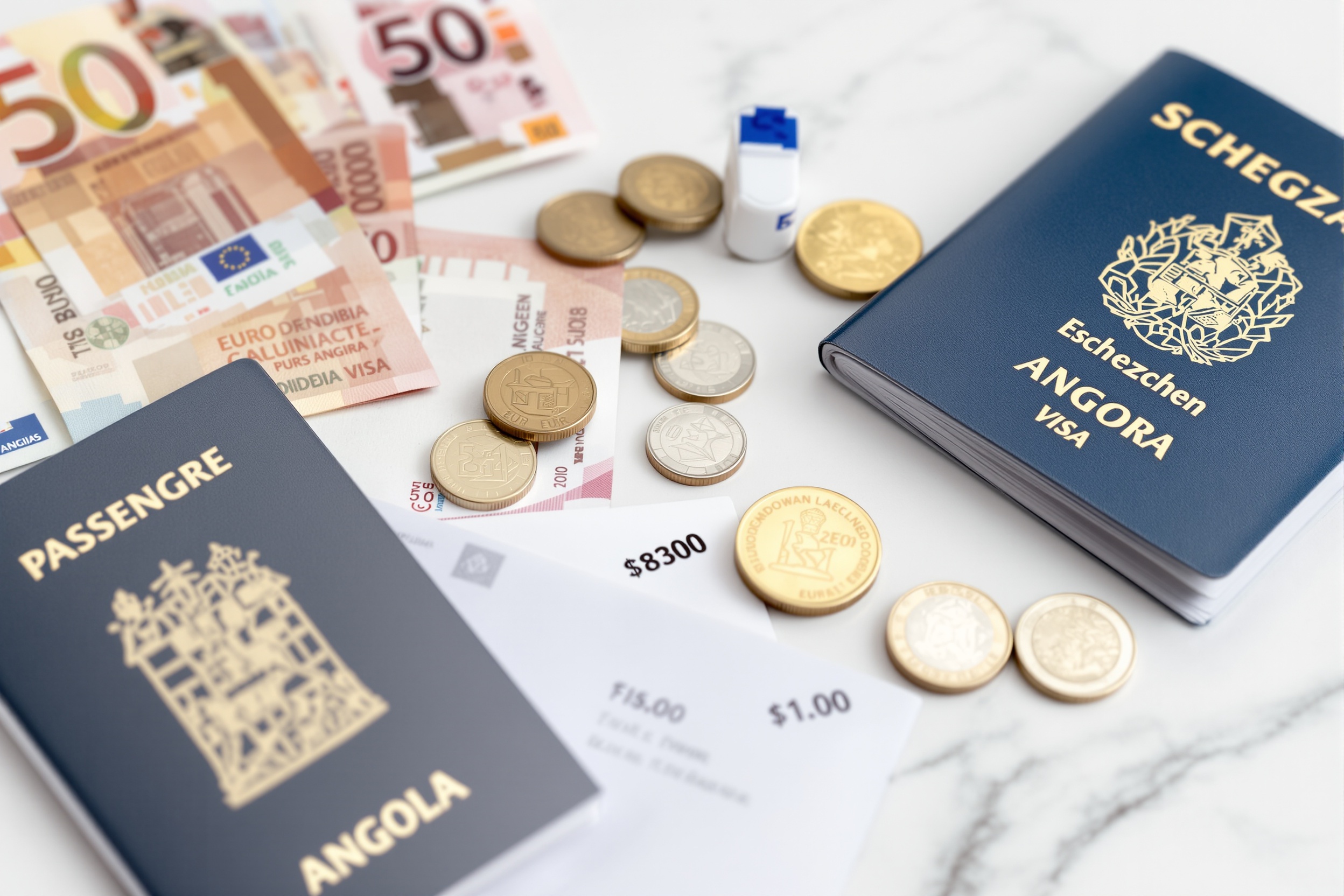 Quanto custa o visto Schengen em Angola em 2026?