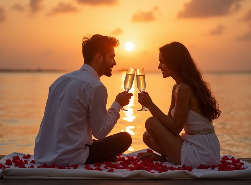 ハネムーン モルディブ ハネムーン 水上ヴィラ プラン