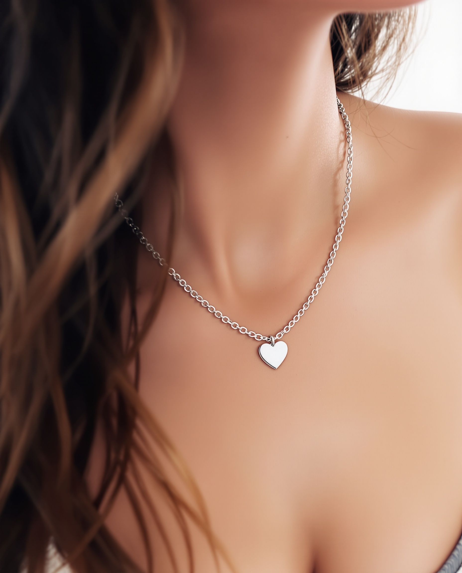 AI-generated illustration for Chain Necklace Example; not a product listing or QC photo