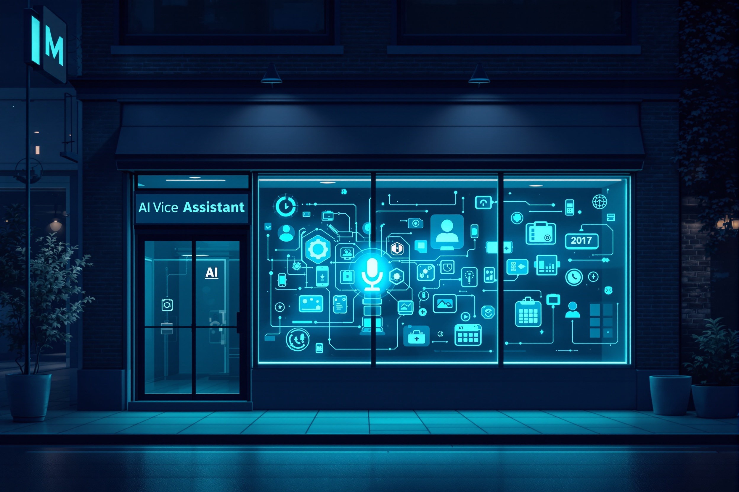 AI voice assistant handling after-hours business calls