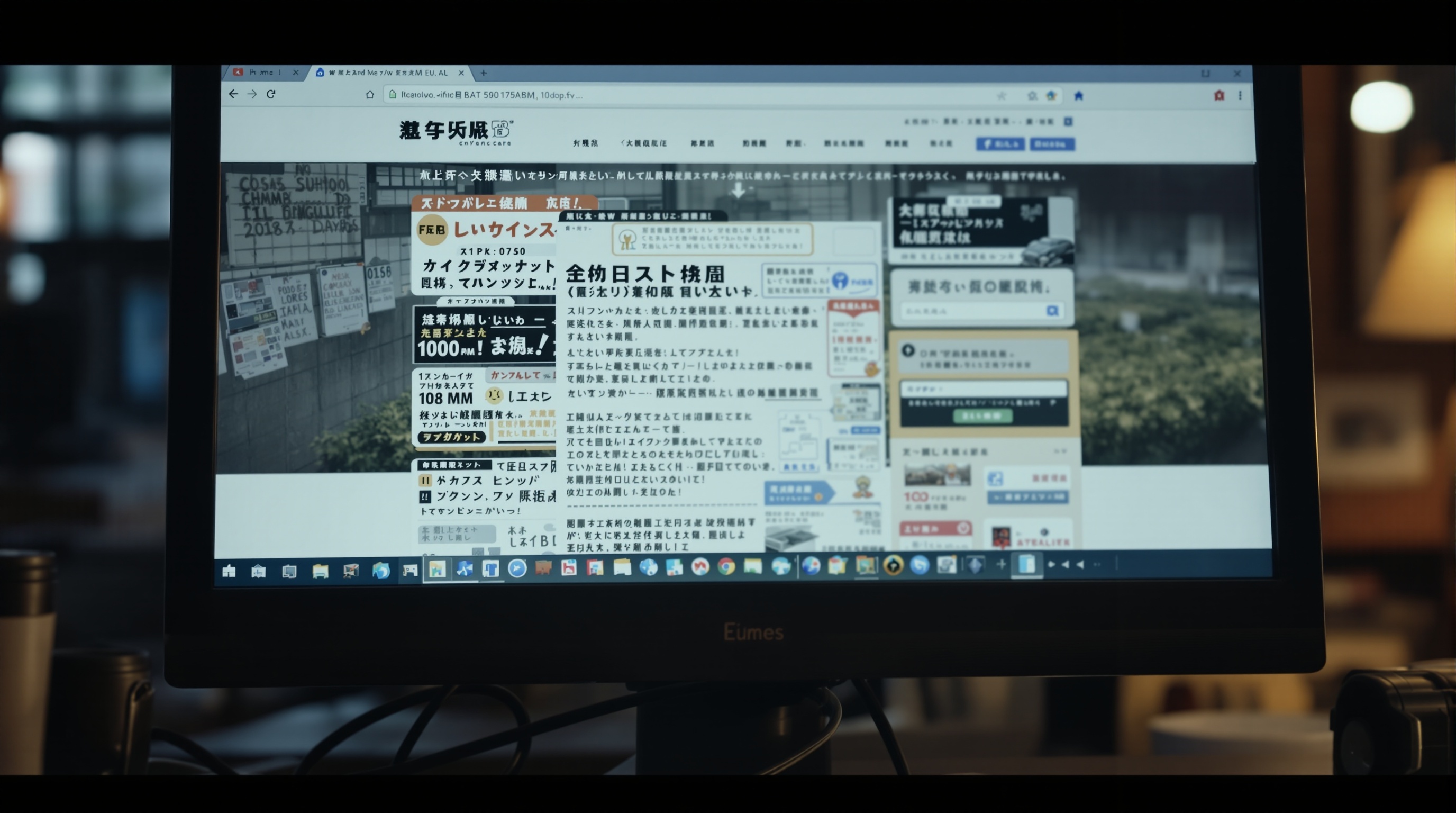 改善前のホームページ