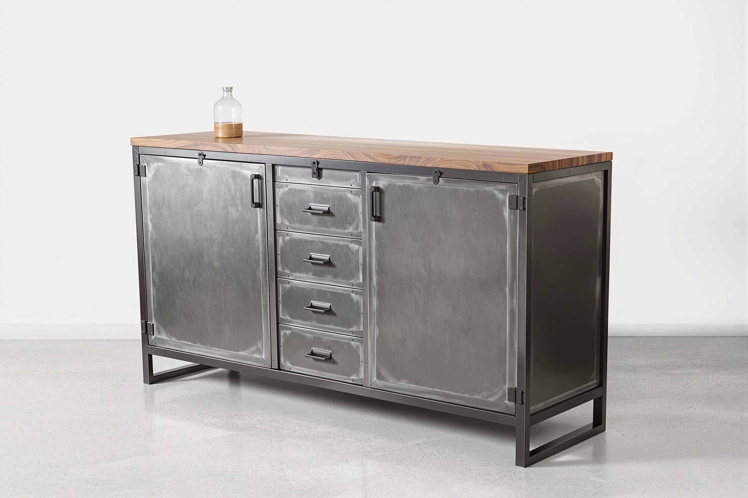 Industrial Metal Sideboard