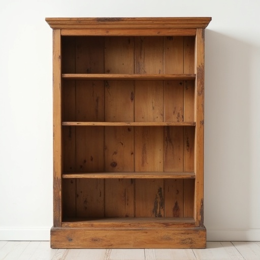 Vintage Wooden Bookshelf