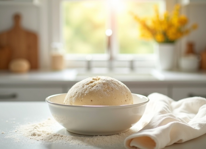 Sourdough dough slow fermenting overnight