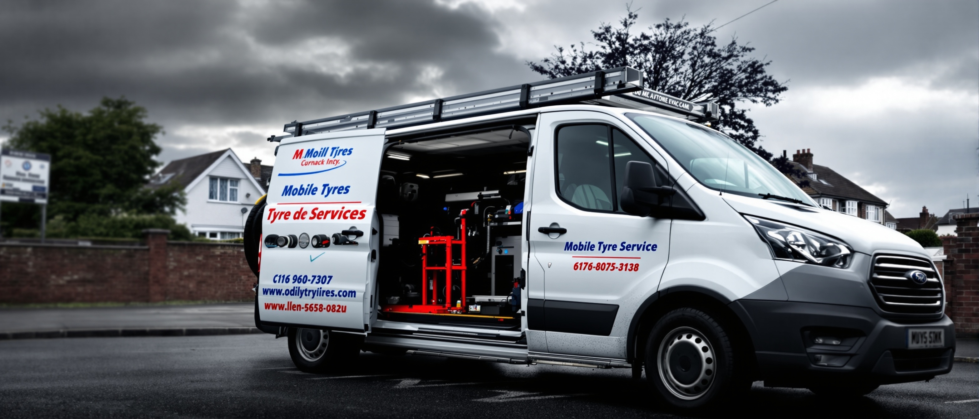 Saltire Mobile Tyres service van
