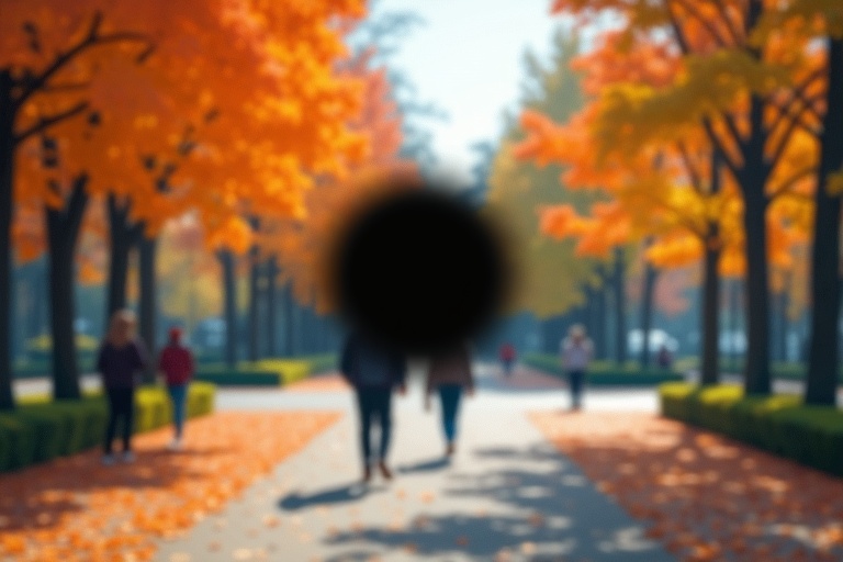 Macular Degeneration vision simulation