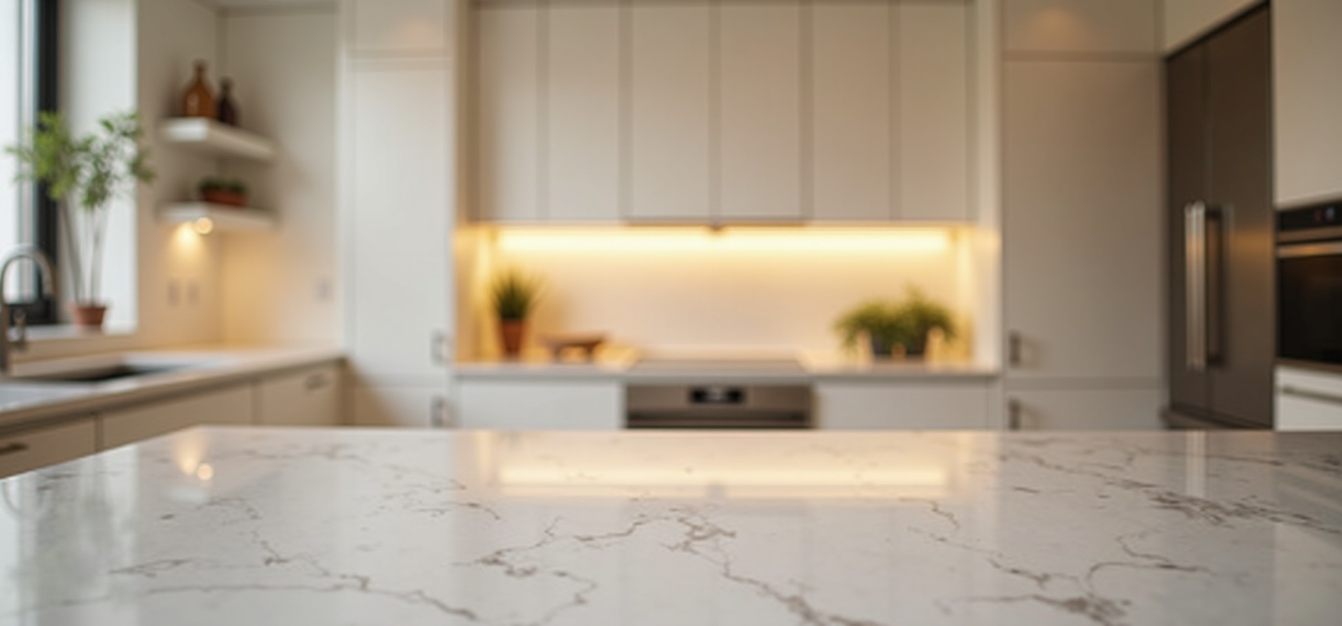 Clean kitchen background