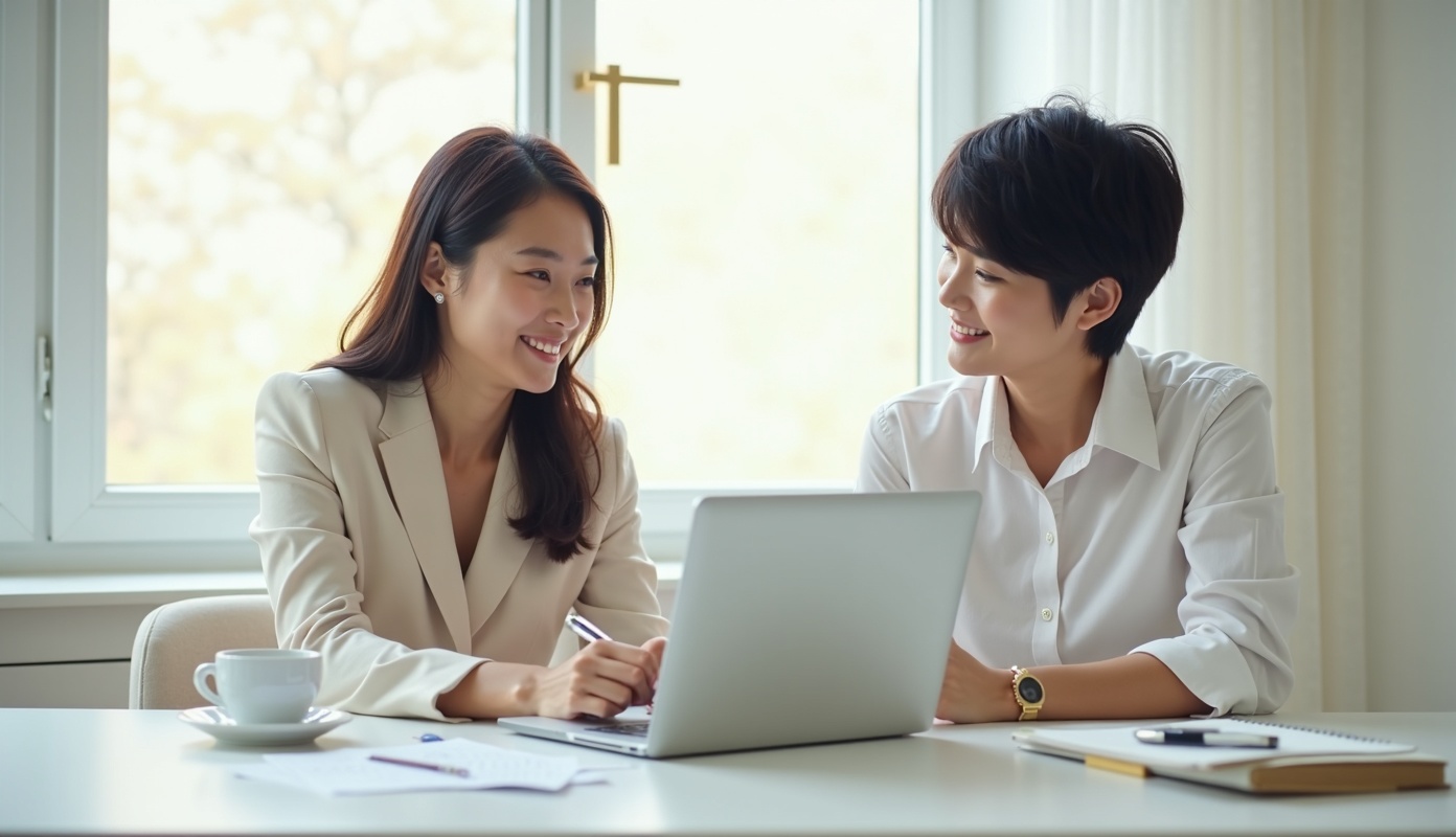 LUXASのSNS支援・打ち合わせイメージ