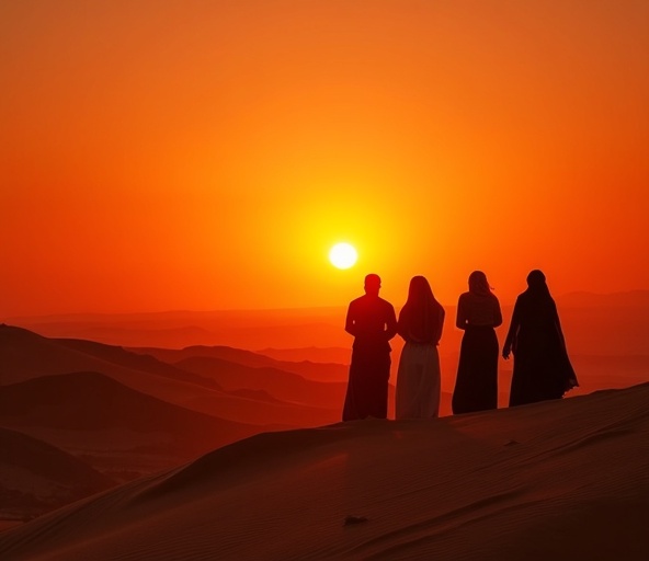 Luxury desert sunset experience Marrakech