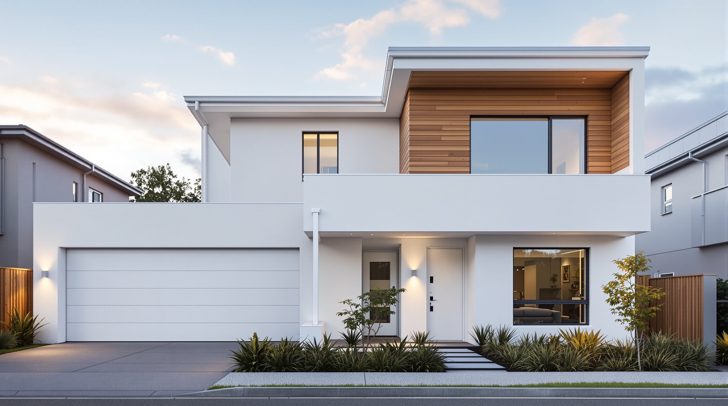 Japan Homes duplex development — typical build quality