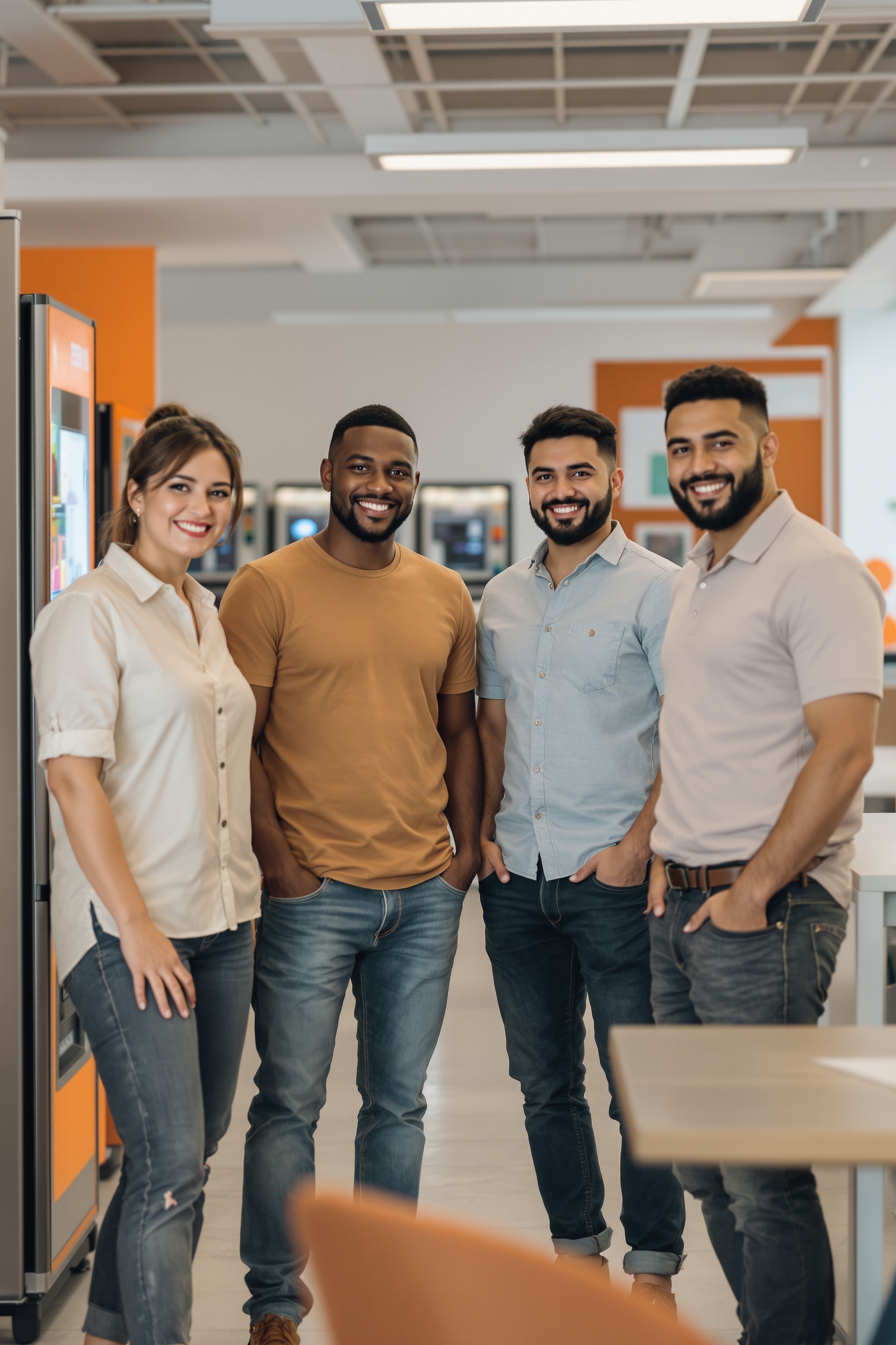 VE Goodies Team - Diverse everyday people enjoying vending solutions