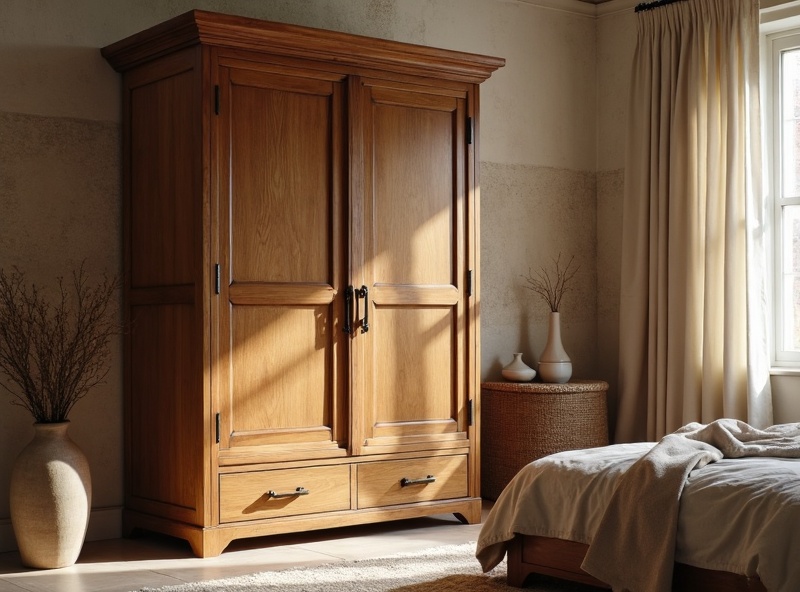 Graith House heirloom armoire in historic interior