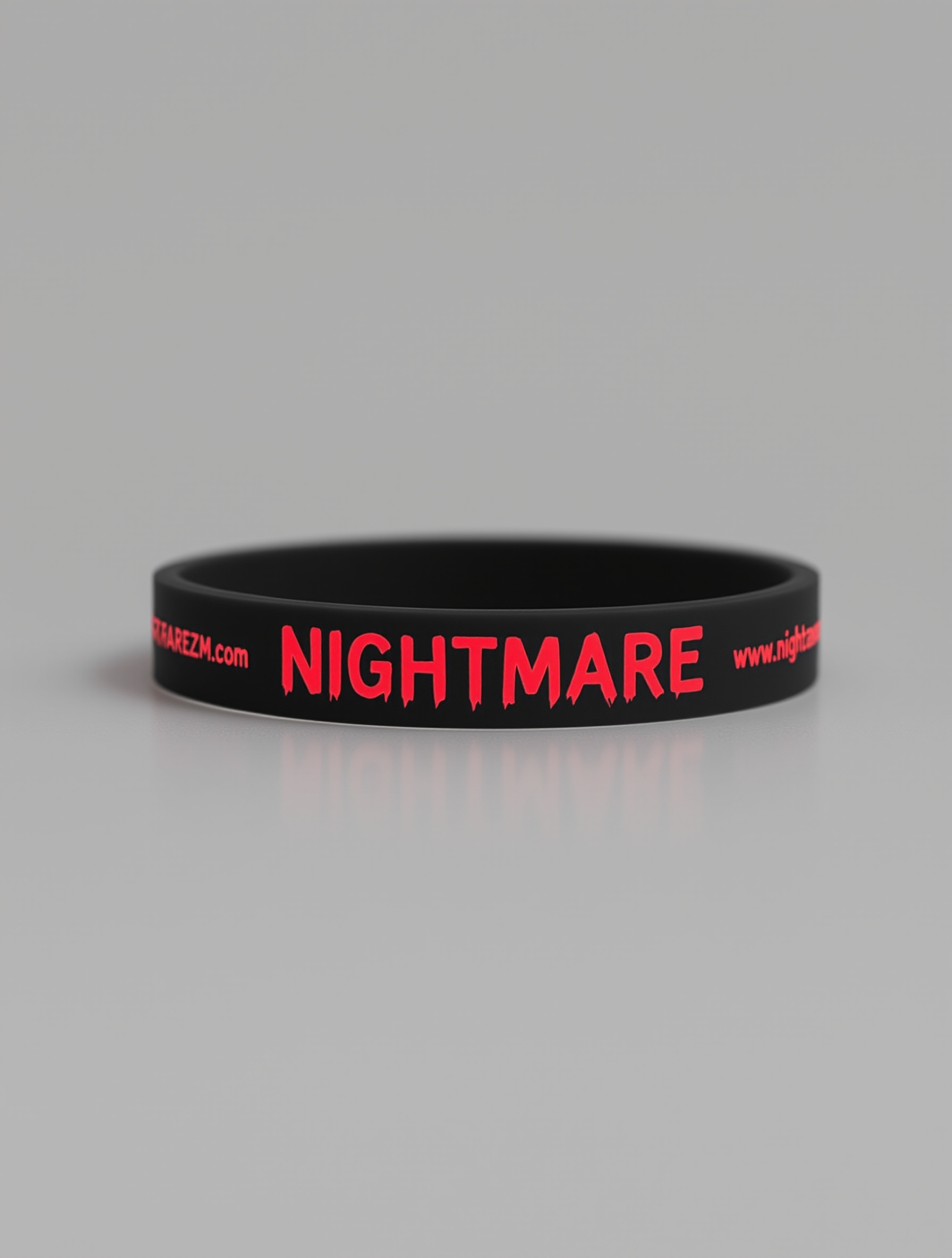 Nightmare Silicone Wristbands - Nightmare Baseball Merchandise Nightmare Silicone Wristbands
