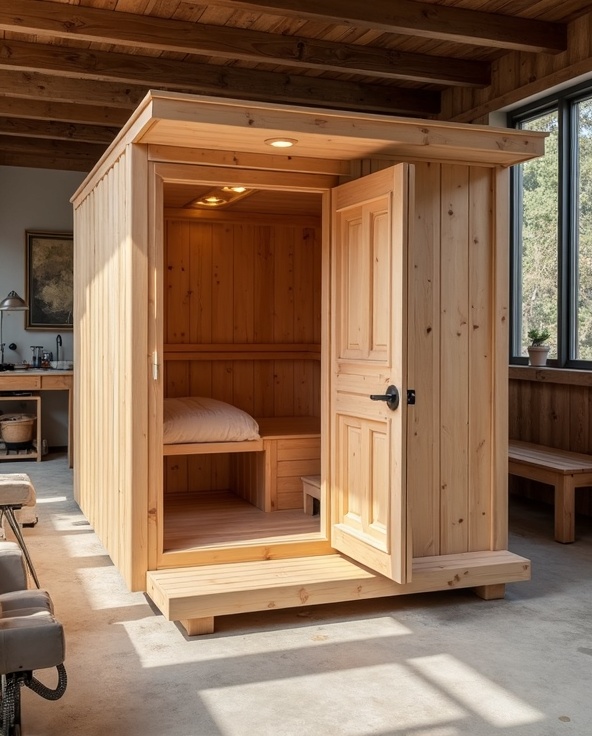 Özel Ölçü Sauna Üretimi