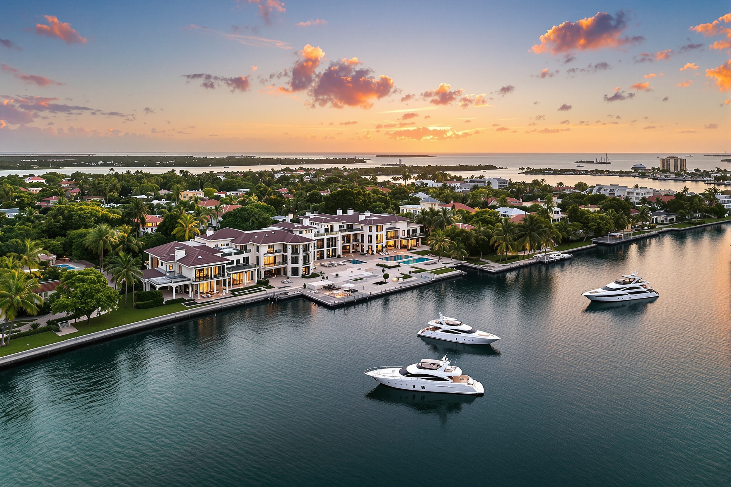 Gables Estates waterfront estate