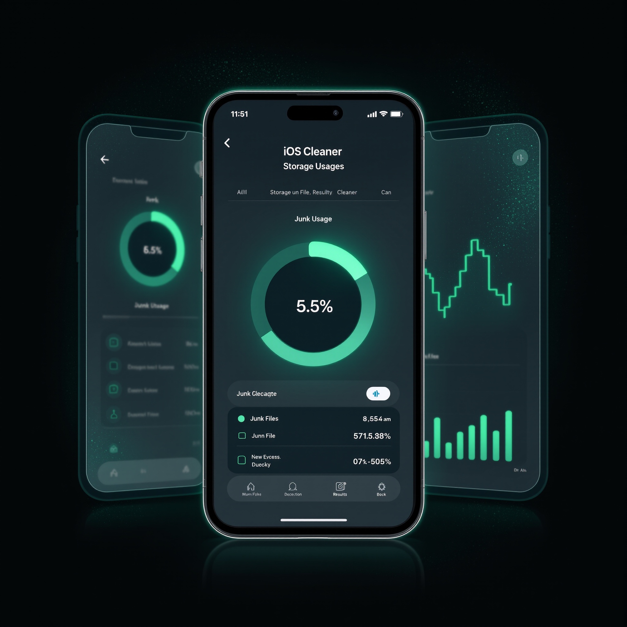 Cleaner app interface on iOS