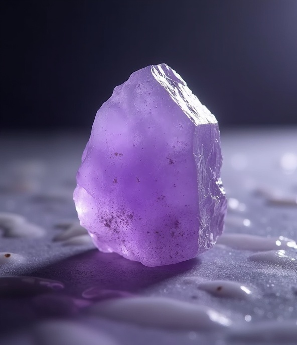紫罗兰冰种原石