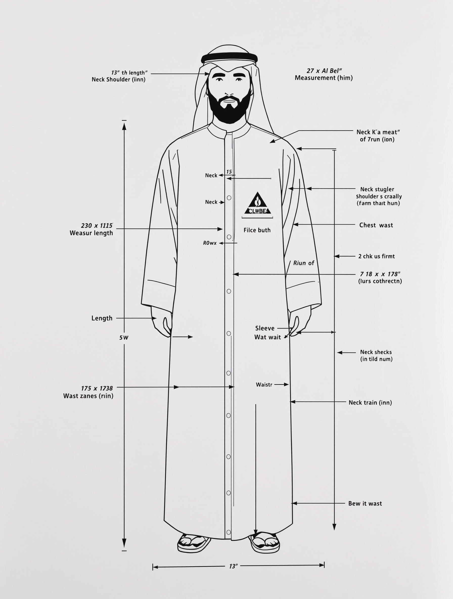 دليل المقاسات