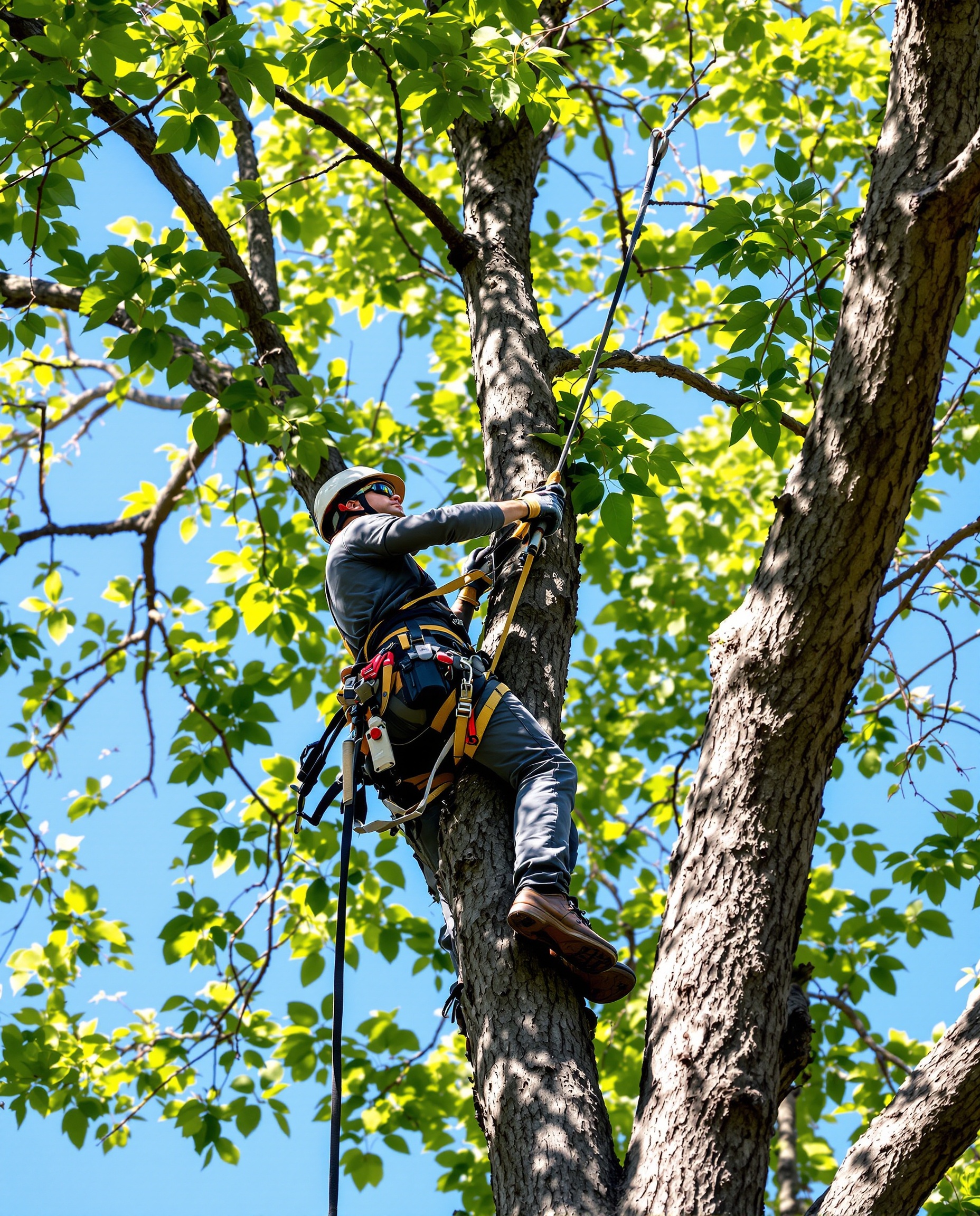 Professional Arborist at Work