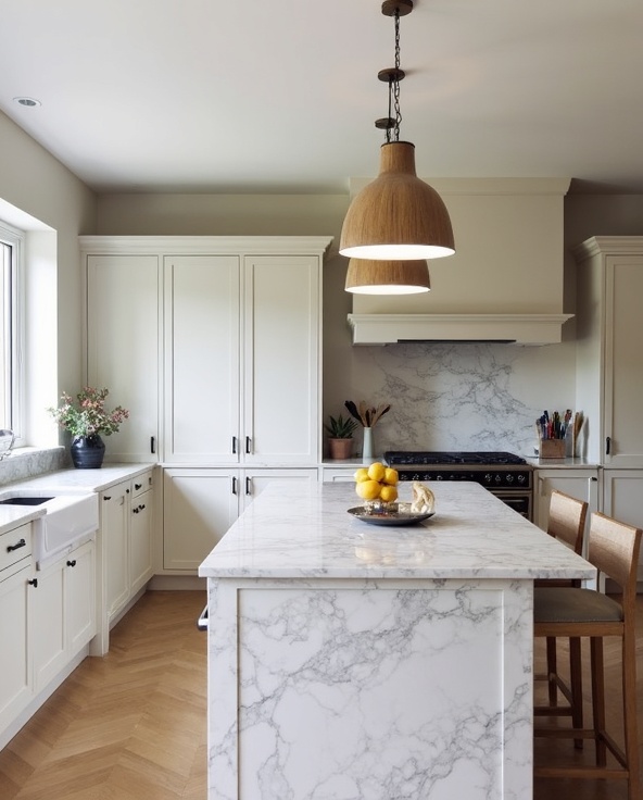 Bespoke kitchen installation in Weybridge by Allstars Property Solutions