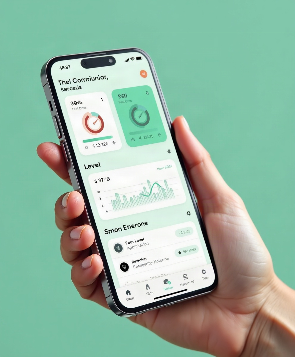 Aplicativo de monitoramento IoT no smartphone
