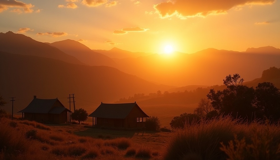 Atardecer en el Valle del Choapa