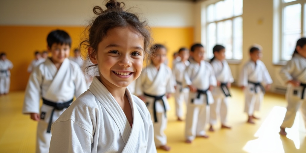 Turma infantil de Jiu-Jitsu