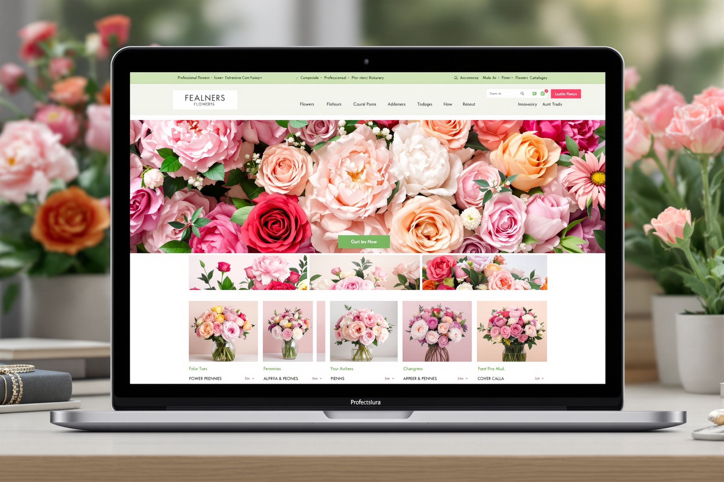 Сайт для цветочного бизнеса