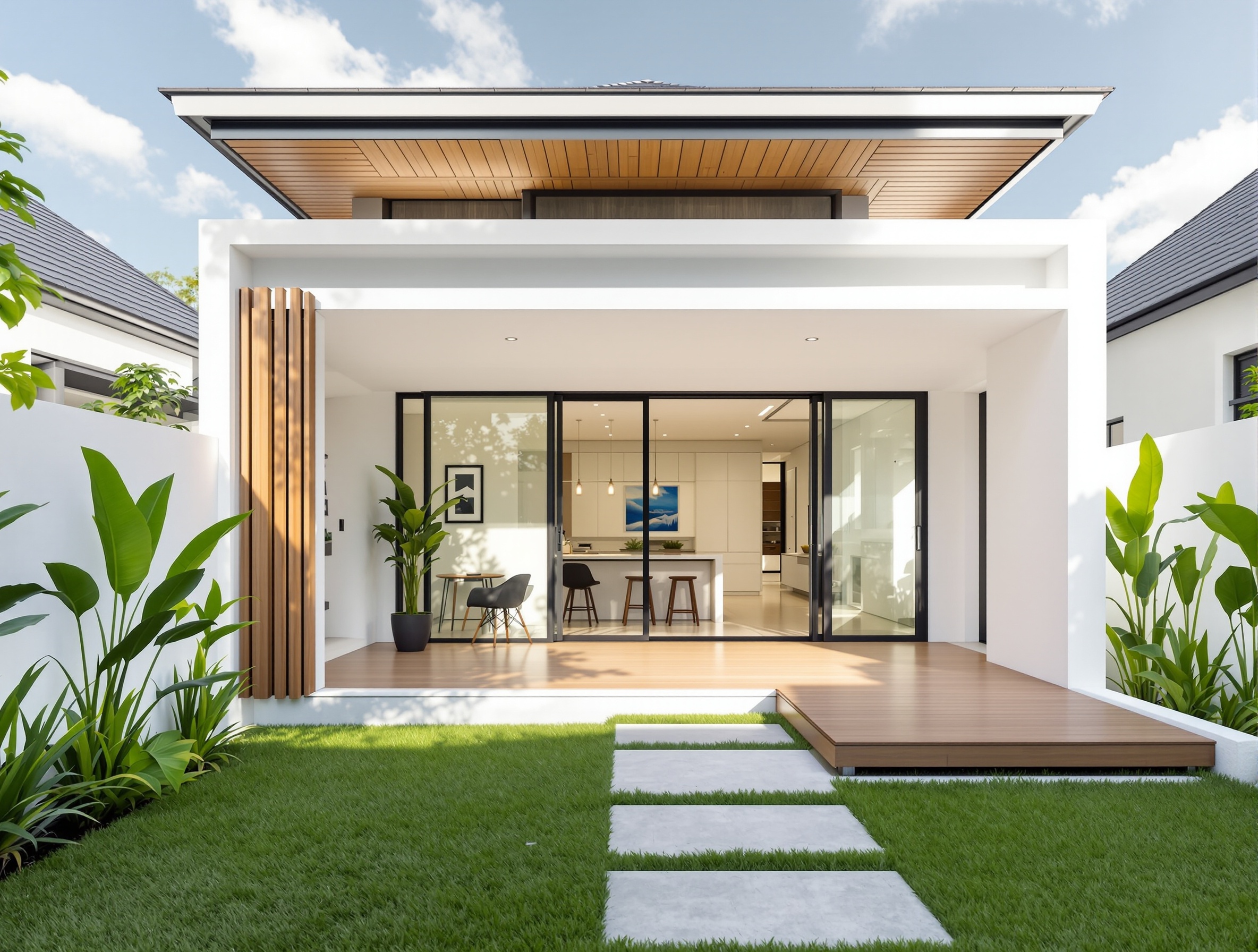 Rumah Contoh — Tampak Depan