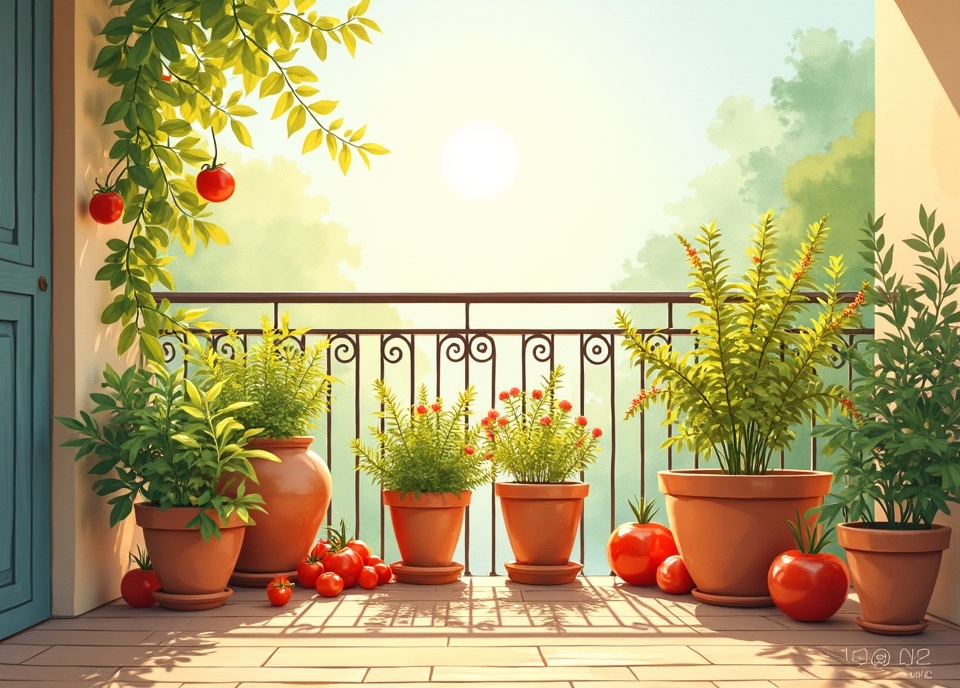 Kit jardinería balcón Sol de Verano BalkonWandel Jardín de balcón Sol de Verano - kits jardinería urbana BalkonWandel