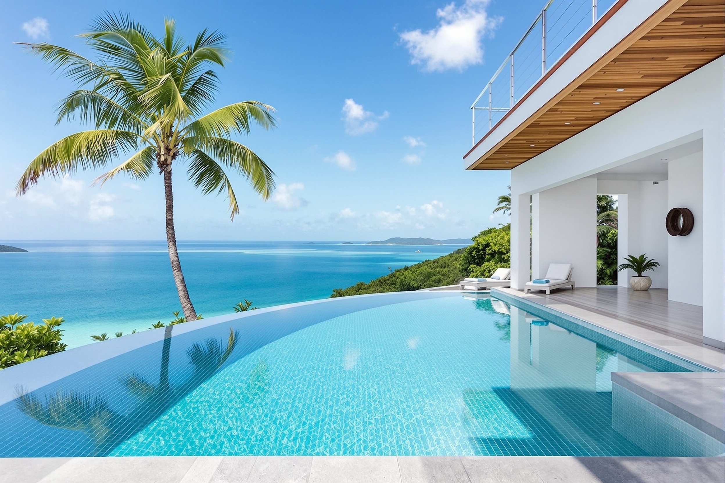 Azure Cliffside Villa