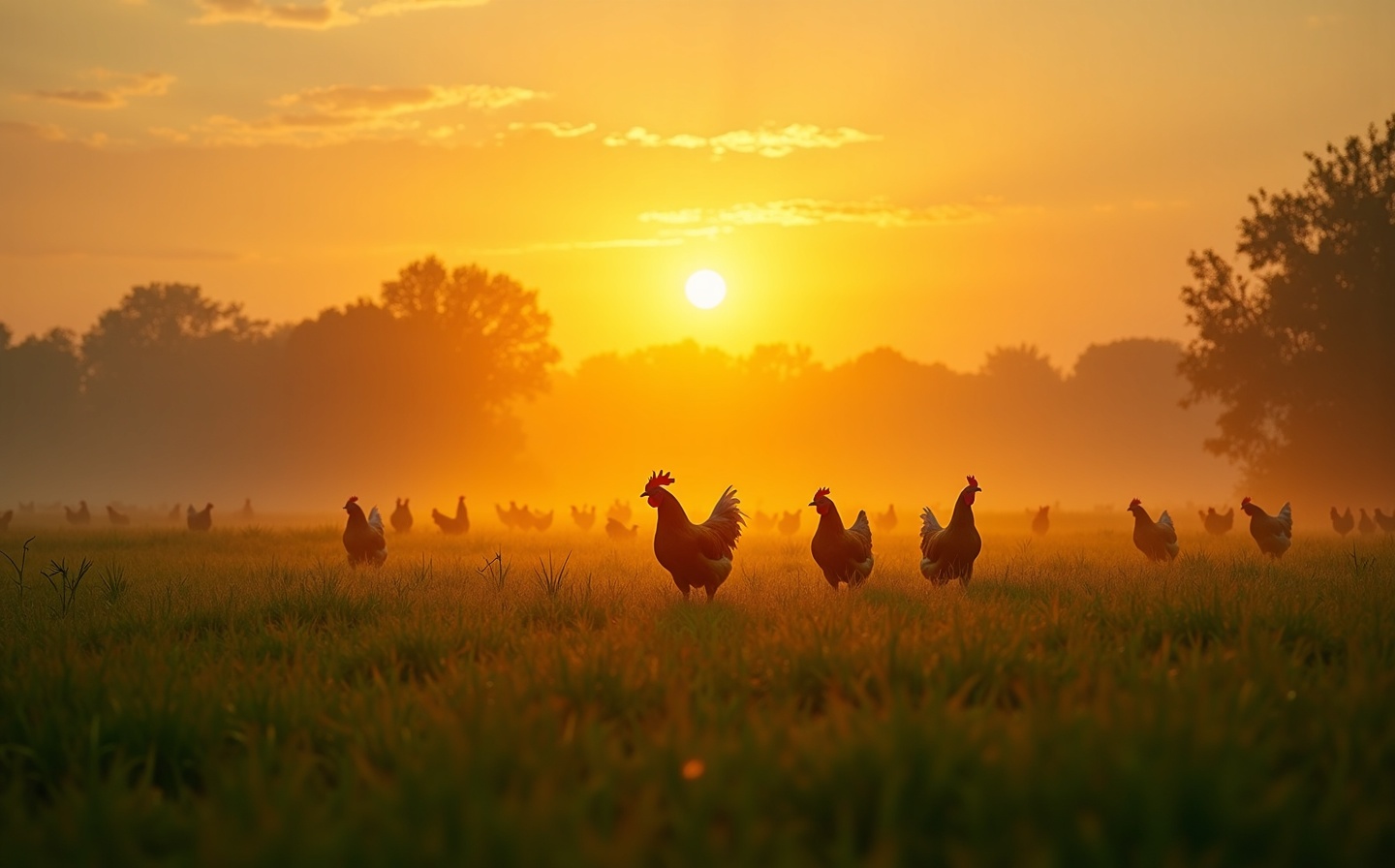 Kuk-Roo-Koo organic chicken farm in Gundyal Village Telangana