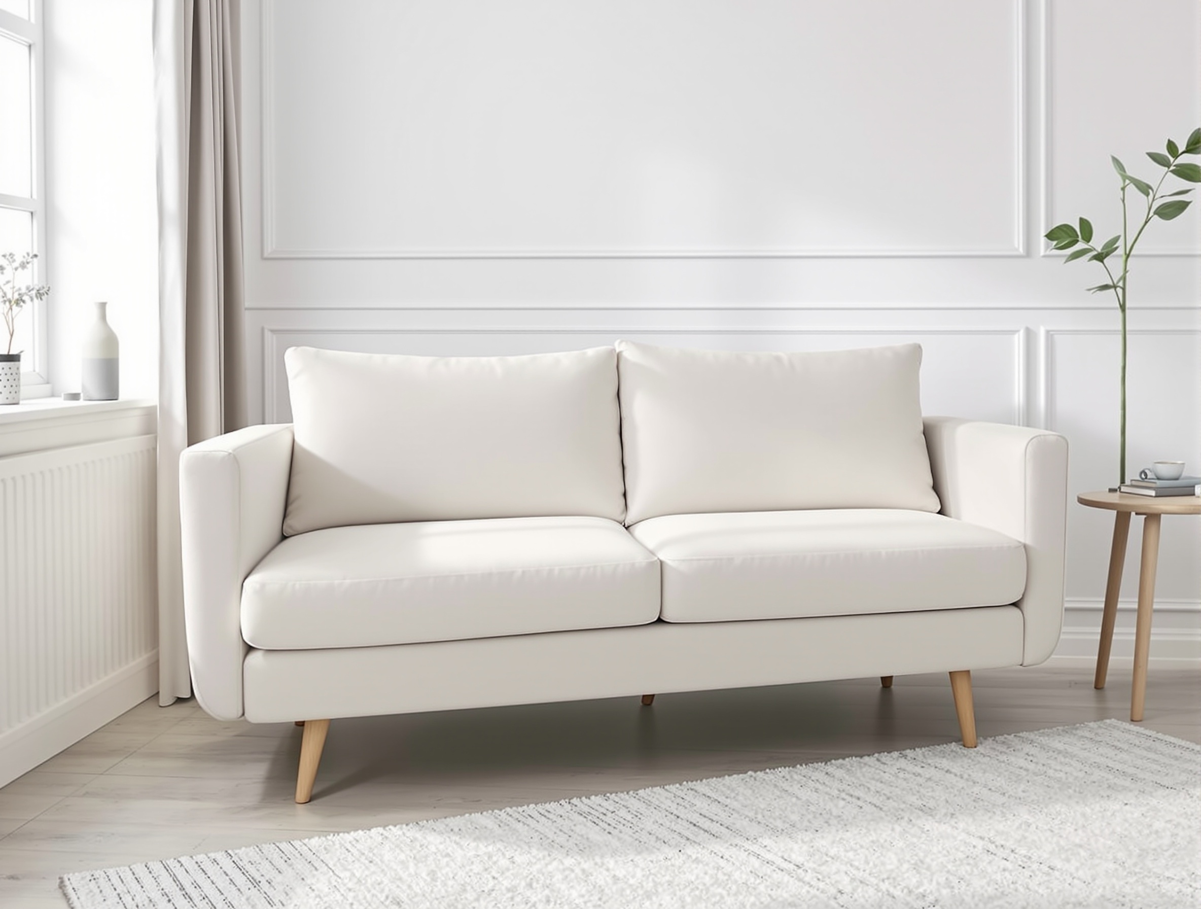 Rivet Revolve Modern Upholstered Loveseat Sofa – 72"