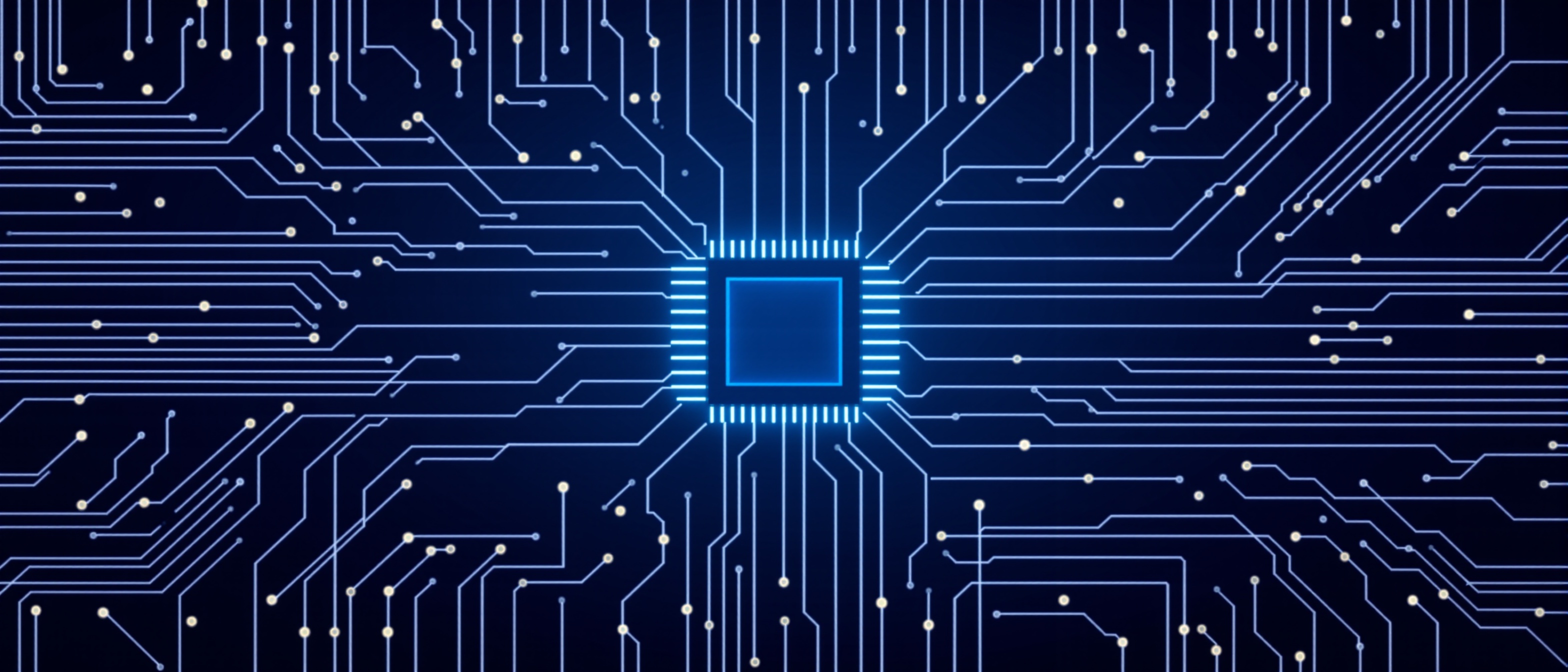 Micro-nano optical circuit pattern decorative background