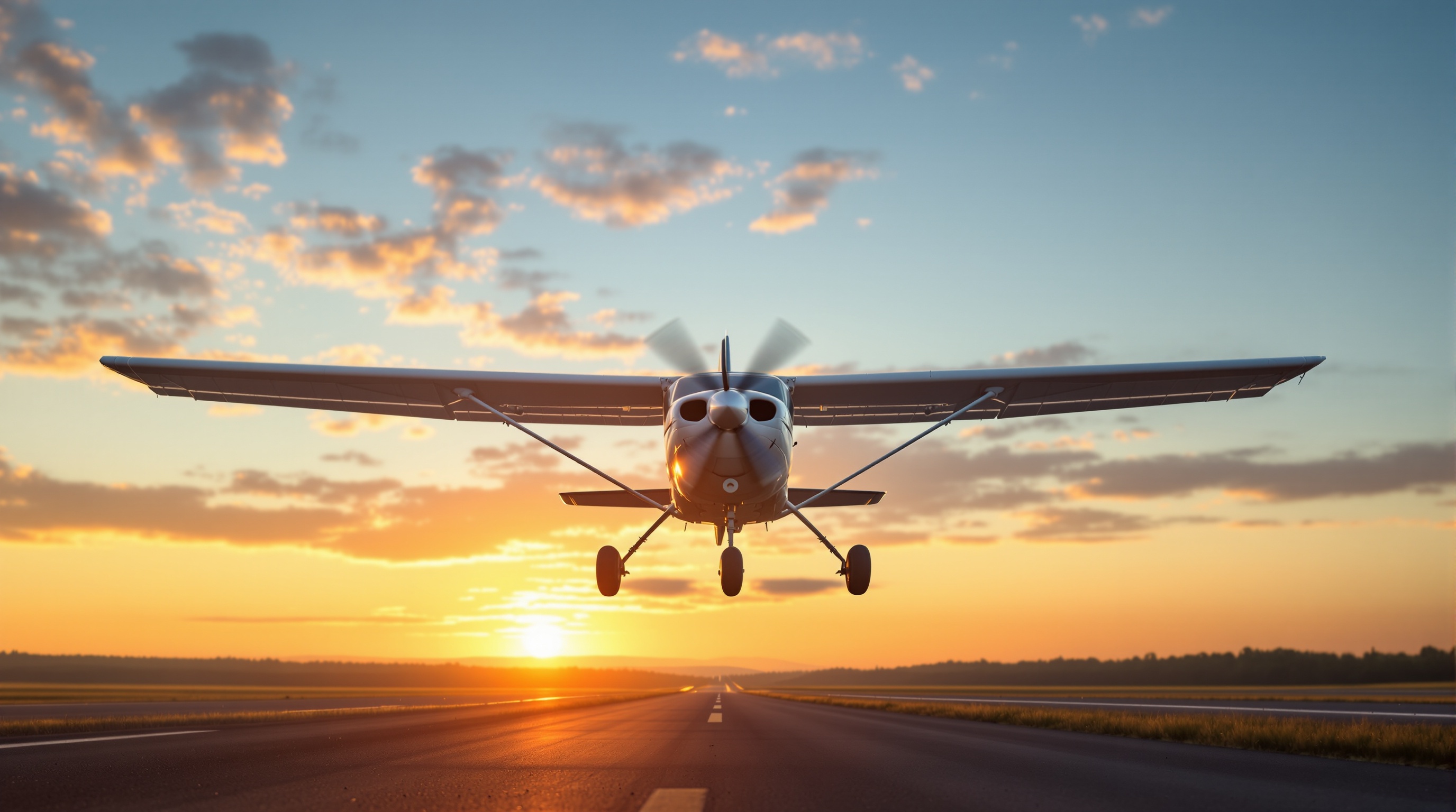 Aircraft on final approach
