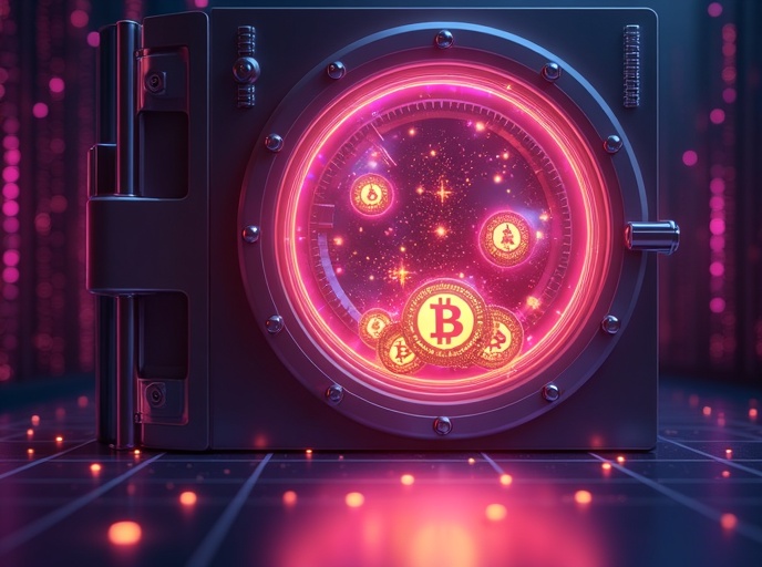 Bóveda de criptomonedas segura
