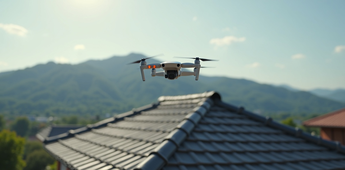ドローンによる屋根撮影