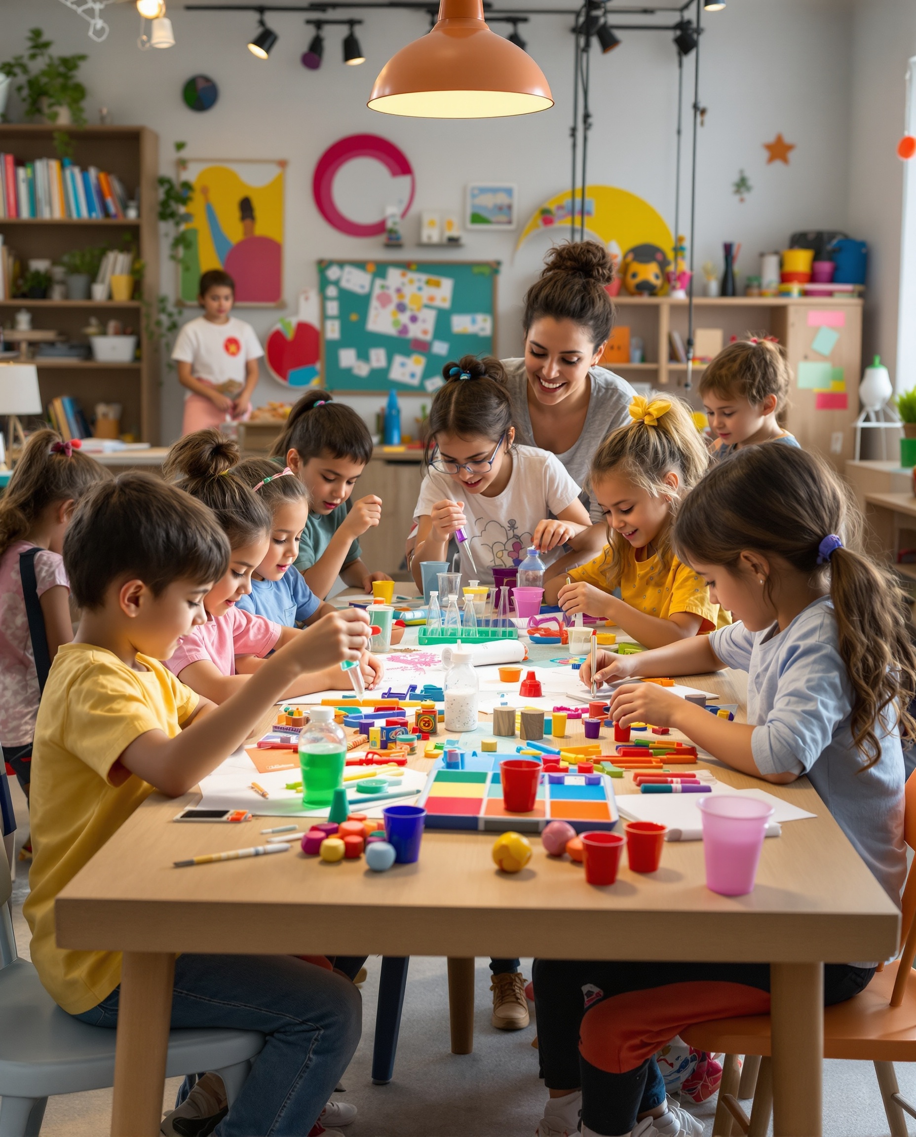 Children in afterschool program