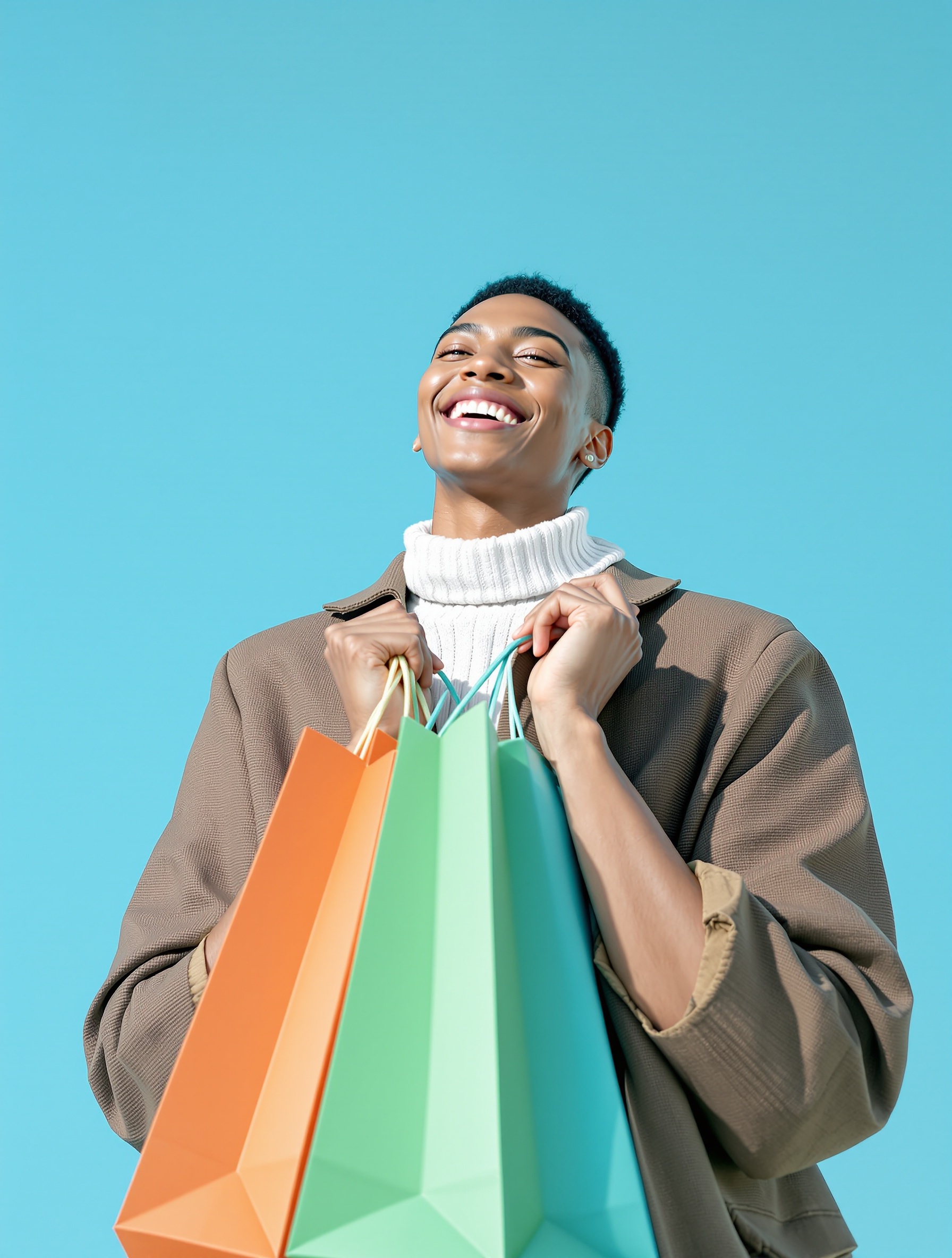 Happy shopper