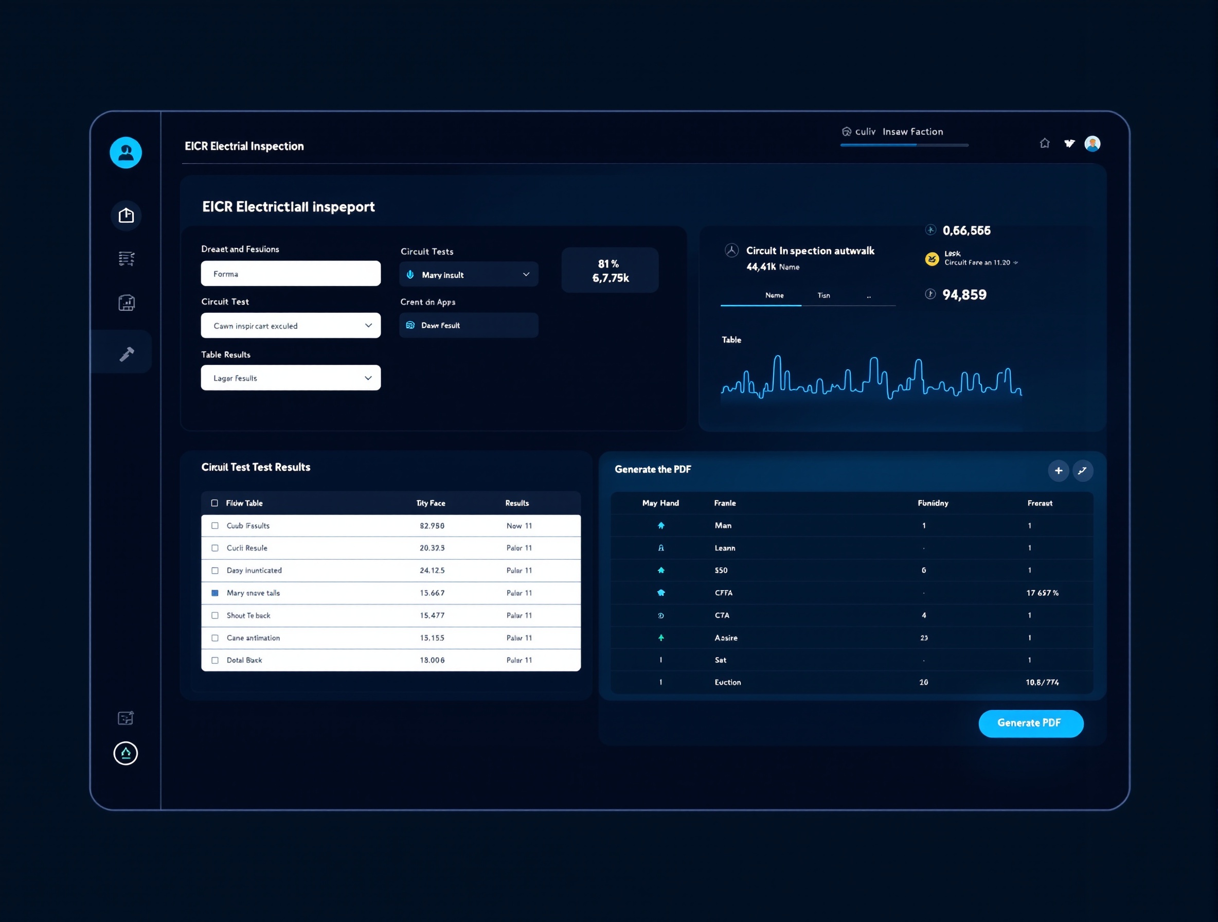 FAST EICR Dashboard