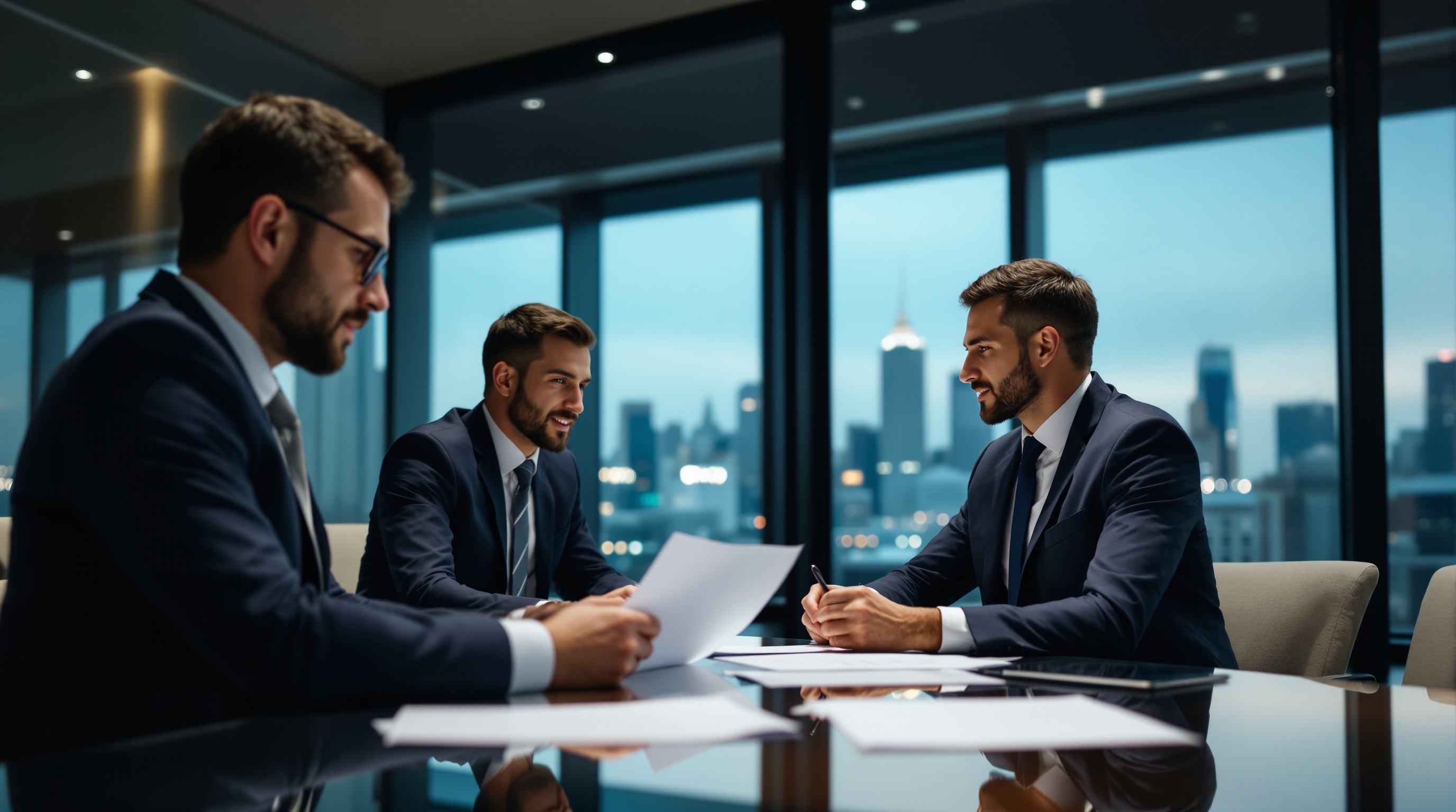 Professional business meeting