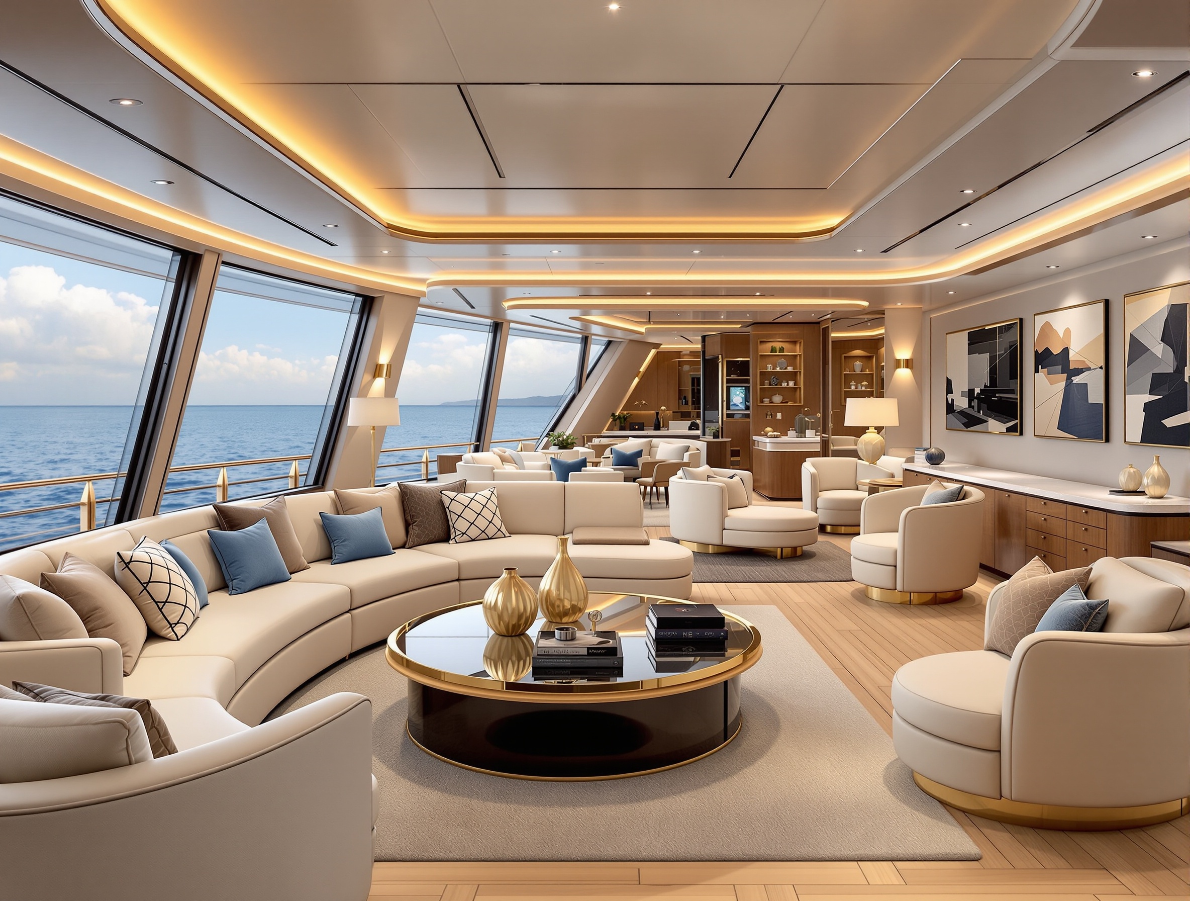 Luxury Yacht Interior